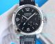 Copy Panerai Luminor BiTempo Men 44mm Black Dial Black Leather Strap Automatic Movement Watch (1)_th.jpg